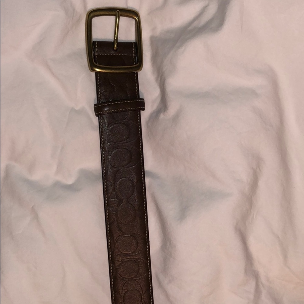 Coach Leather Belt